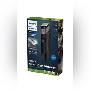Philips Norelco Multigroom Series 5000 18 Pc Beard Face Hair Total Body Trimmer